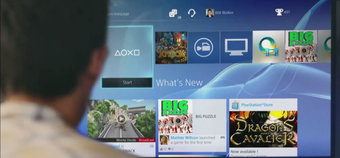 A first look at the PS4's interface