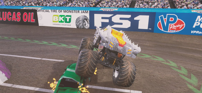 Monster Jam Crush It Review Platforming in a monster truck is easier than it looks