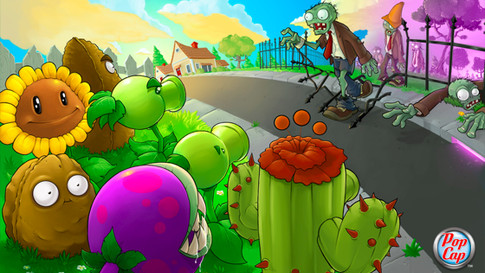 Plants vs. Zombies 2: Snow Pea - Walls 360