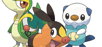 Pokemon Black & White starter pokemon named