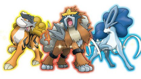 Download the shiny legendary Pokemon Raikou