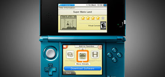 3DS Virtual Console available from day one.