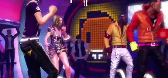 The Black Eyed Peas star in their own game