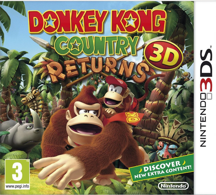 Donkey Kong Country Returns 3D boxart