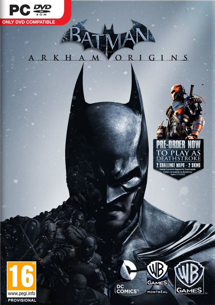 Batman: Arkham Origins boxart