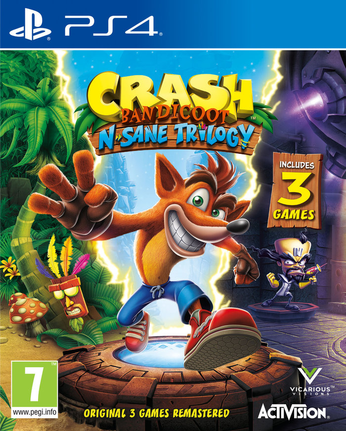 Crash Bandicoot: N. Sane Trilogy boxart