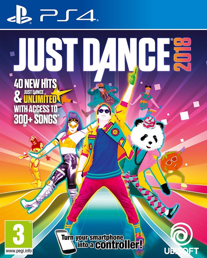 Just Dance 2018 boxart