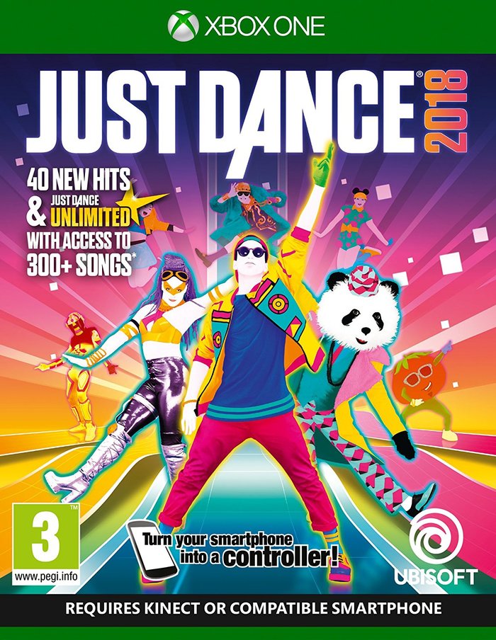 Just Dance 2018 boxart