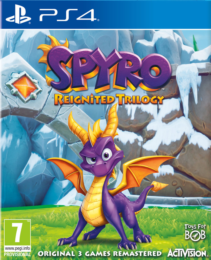 Spyro Reignited Trilogy boxart