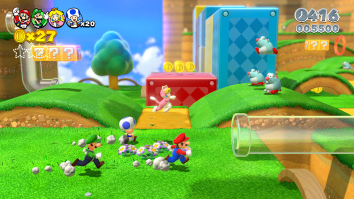 Super Mario 3D World devs - next Mario title in the works, could use the GamePad more, Double Cherry and Cat Mario origins