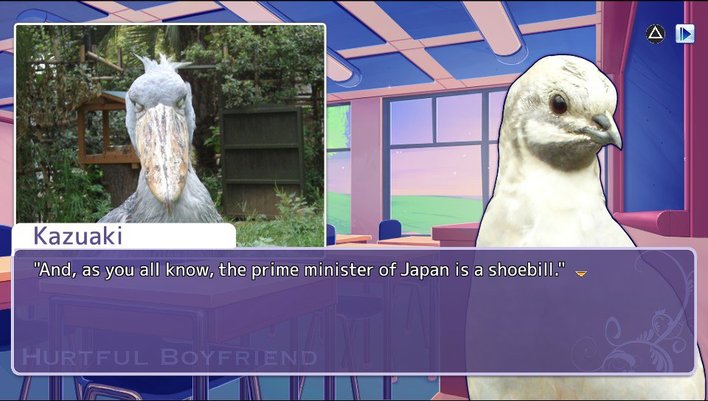 Hatoful Boyfriend Screenshot