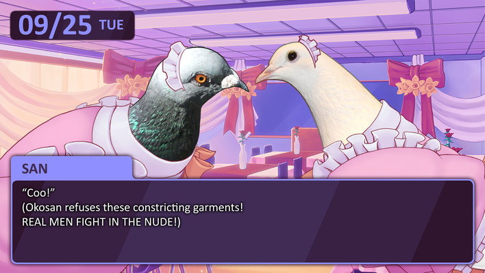 Hatoful Boyfriend Screenshot