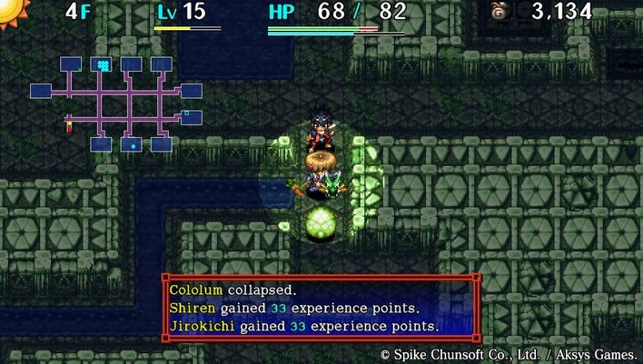 Shiren The Wanderer The Tower of Fortune and the Dice of Fate Screenshot
