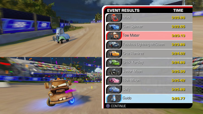 cars 3 driven to win game