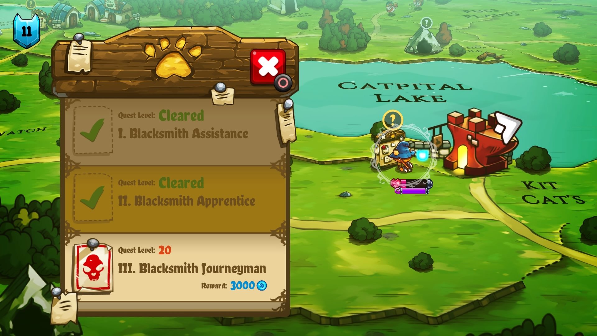 Cat quest карта
