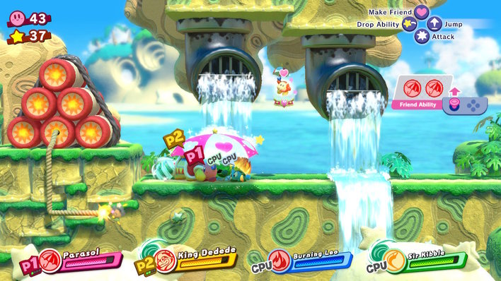 Kirby Star Allies Screenshot