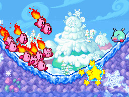 Kirby Mass Attack Screenshot