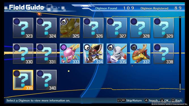 Full list of all 340 Digimon in Digimon Story: Cyber Sleuth