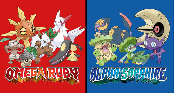 AS DIFERENÇAS ENTRE POKÉMON RUBY E SAPPHIRE E POKÉMON OMEGA RUBY E
