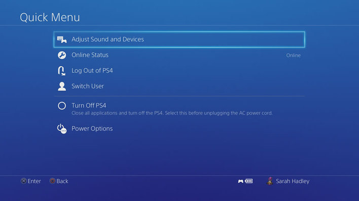 Playstation 4 Screenshot