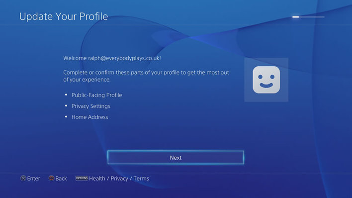 Playstation 4 Screenshot