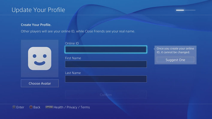 Playstation 4 Screenshot