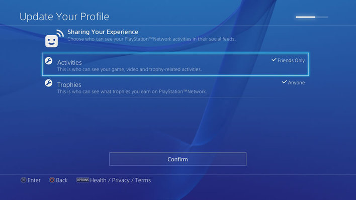 Playstation 4 Screenshot