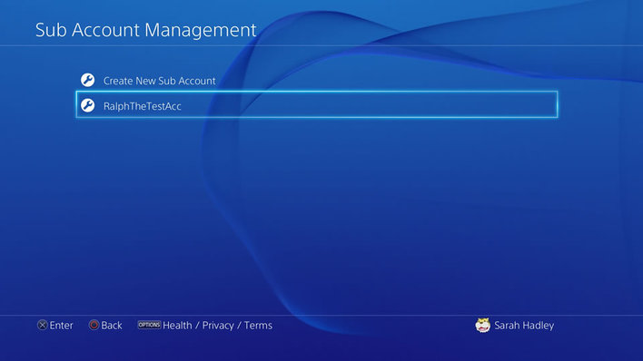 Playstation 4 Screenshot