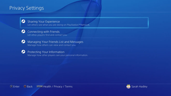 Playstation 4 Screenshot