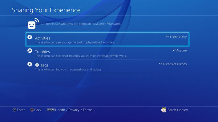 Playstation 4 Screenshot